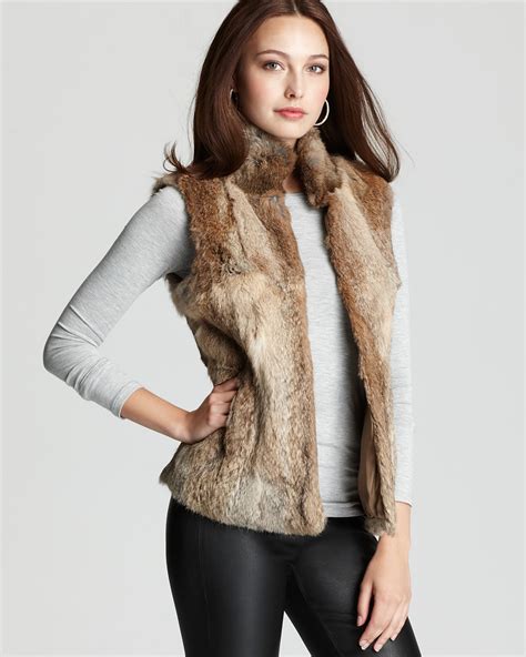 michael kors fur vest.